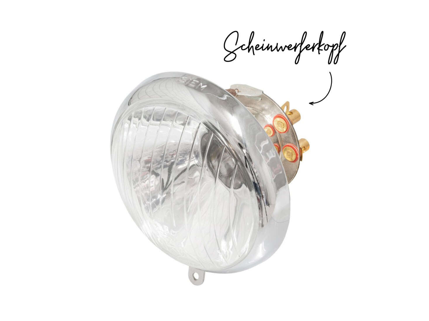 Scheinwerferkopf Ø 101 mm Eierlampe universal Scheinwerferkopf Ø 101 mm Eierlampe universal