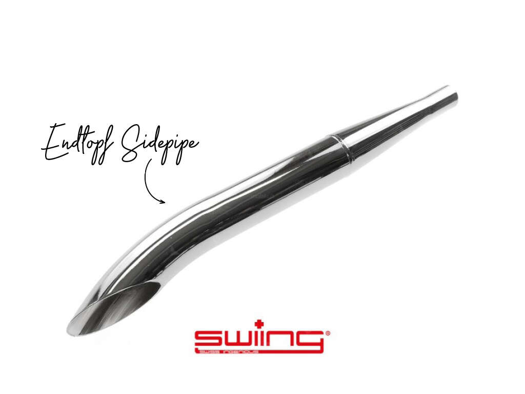 Endtopf Sidepipe Ø 32 / 60 mm Chrom universal Endtopf Sidepipe Ø 32 / 60 mm Chrom universal