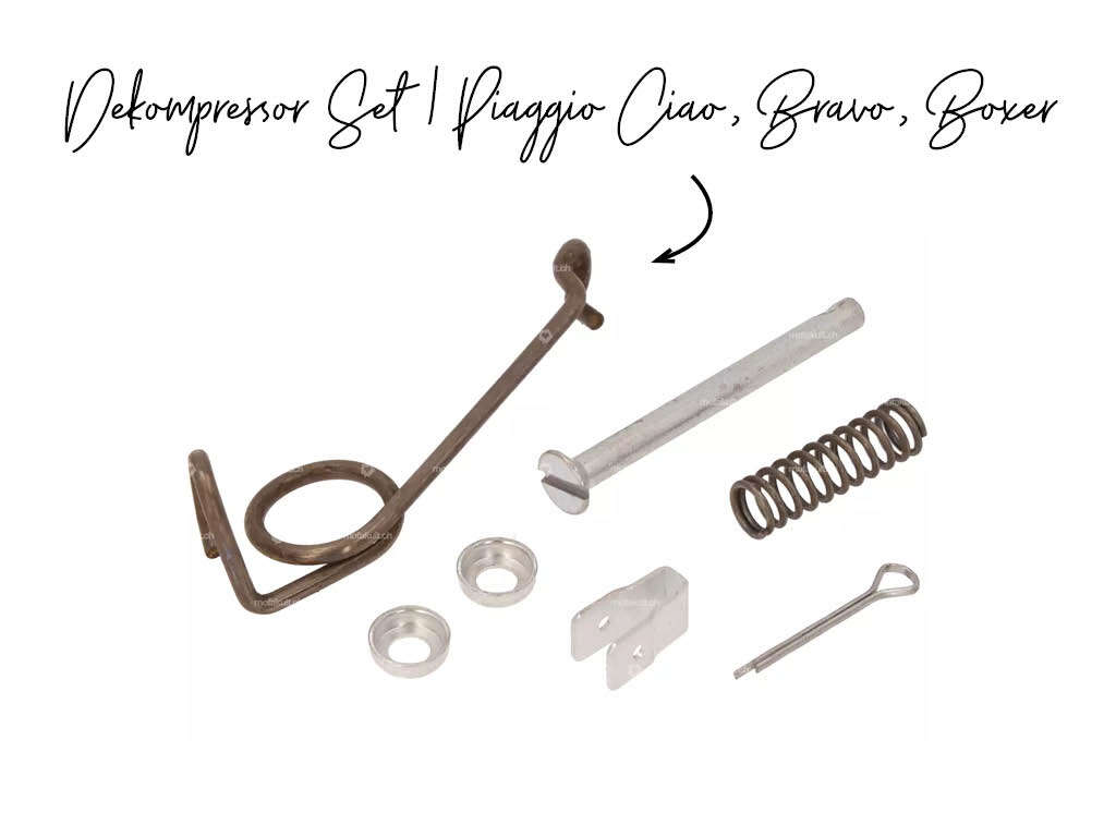 Dekompressor Set, Piaggio Ciao, Bravo, Boxer Dekompressor Set, Piaggio Ciao, Bravo, Boxer
