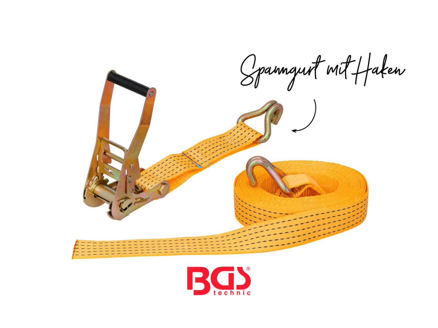 BGS Spanngurt mit Haken 8 m (2500 kg) BGS Spanngurt mit Haken 8 m (2500 kg)