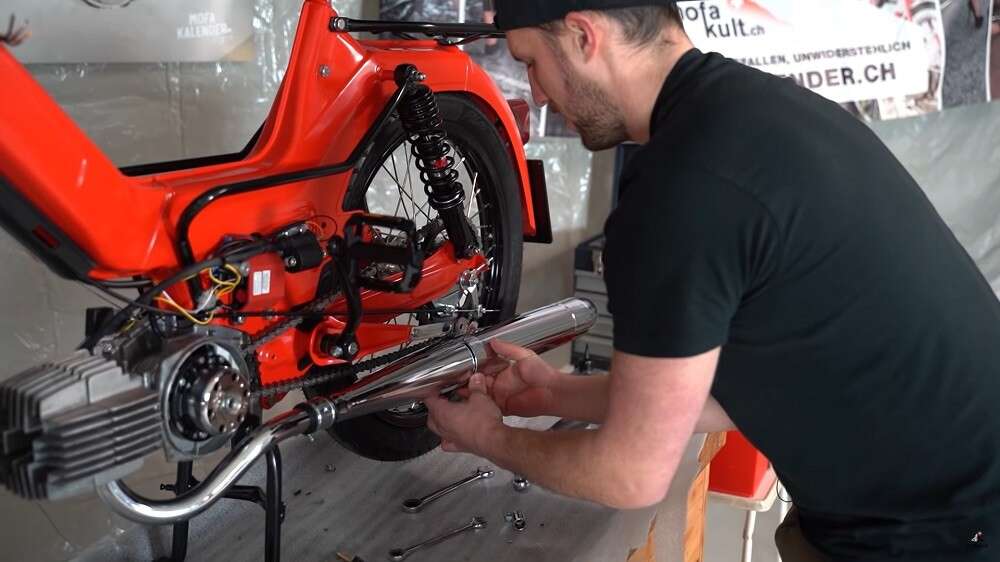 Set Auspuff Resonanz Ø 28 / 70 mm Puch Maxi / Puch X30 Sport Set Auspuff Resonanz Ø 28 / 70 mm Puch Maxi / Puch X30 Sport