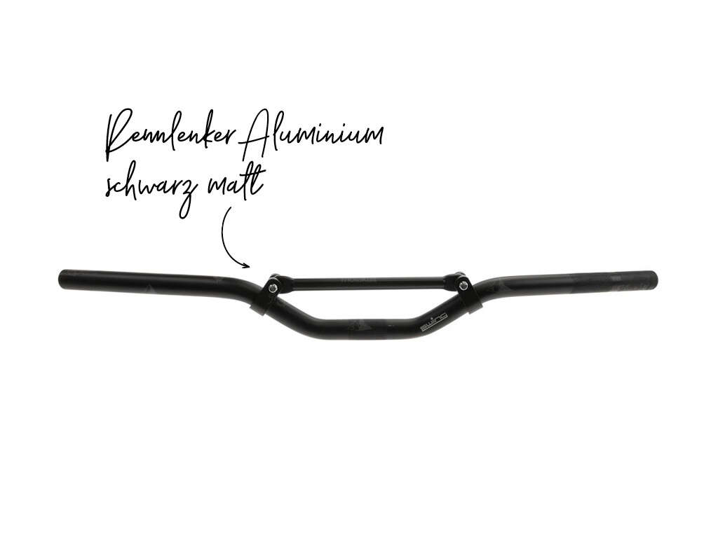 66Heroes Rennlenker Gabelplatte 8 cm, Aluminium schwarz matt 66Heroes Rennlenker Gabelplatte 8 cm, Aluminium schwarz matt