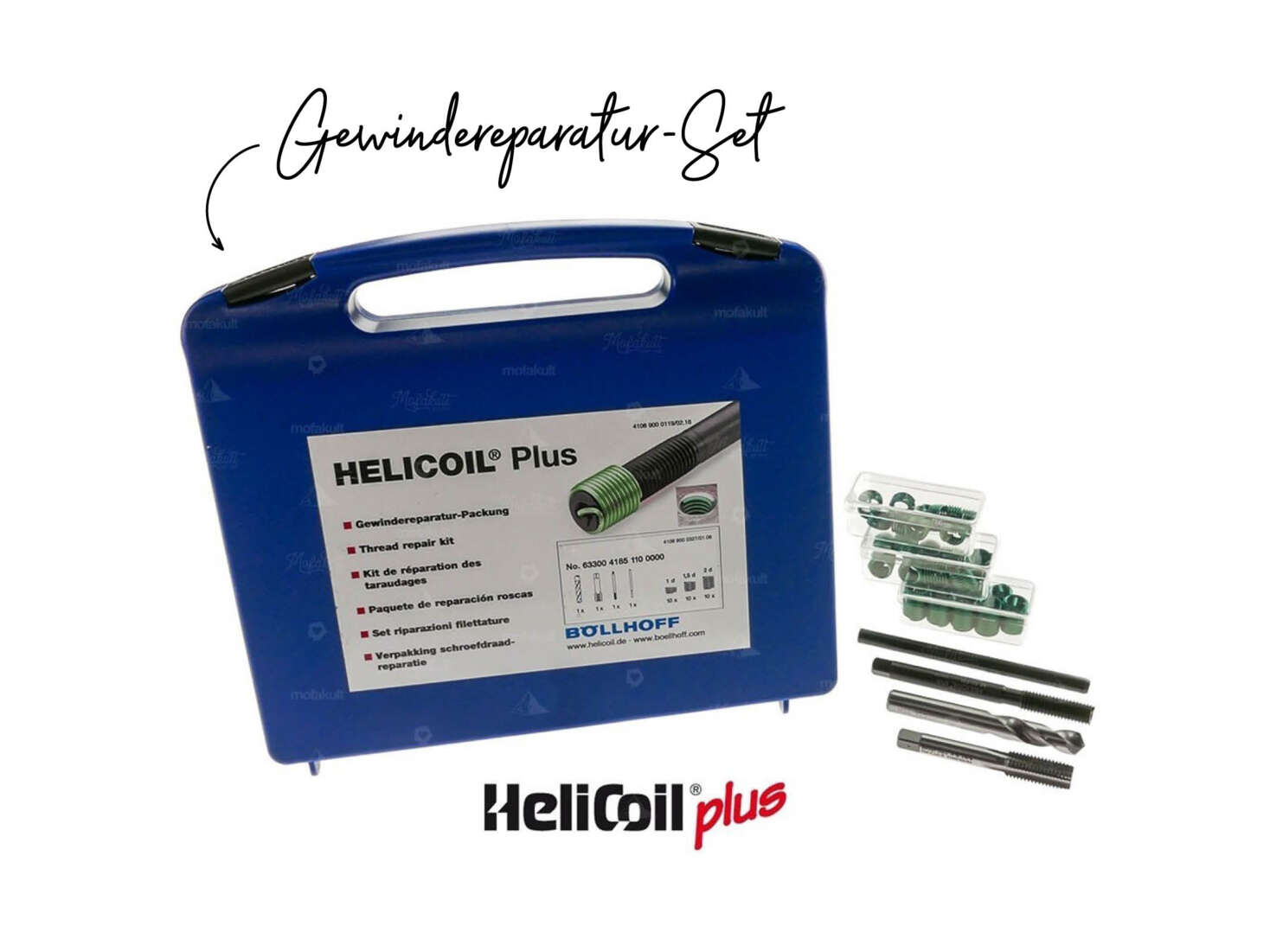 Helicoil Gewinde-Reparatur-Set M12 (Profi Werkzeug) Helicoil Gewinde-Reparatur-Set M12 (Profi Werkzeug)