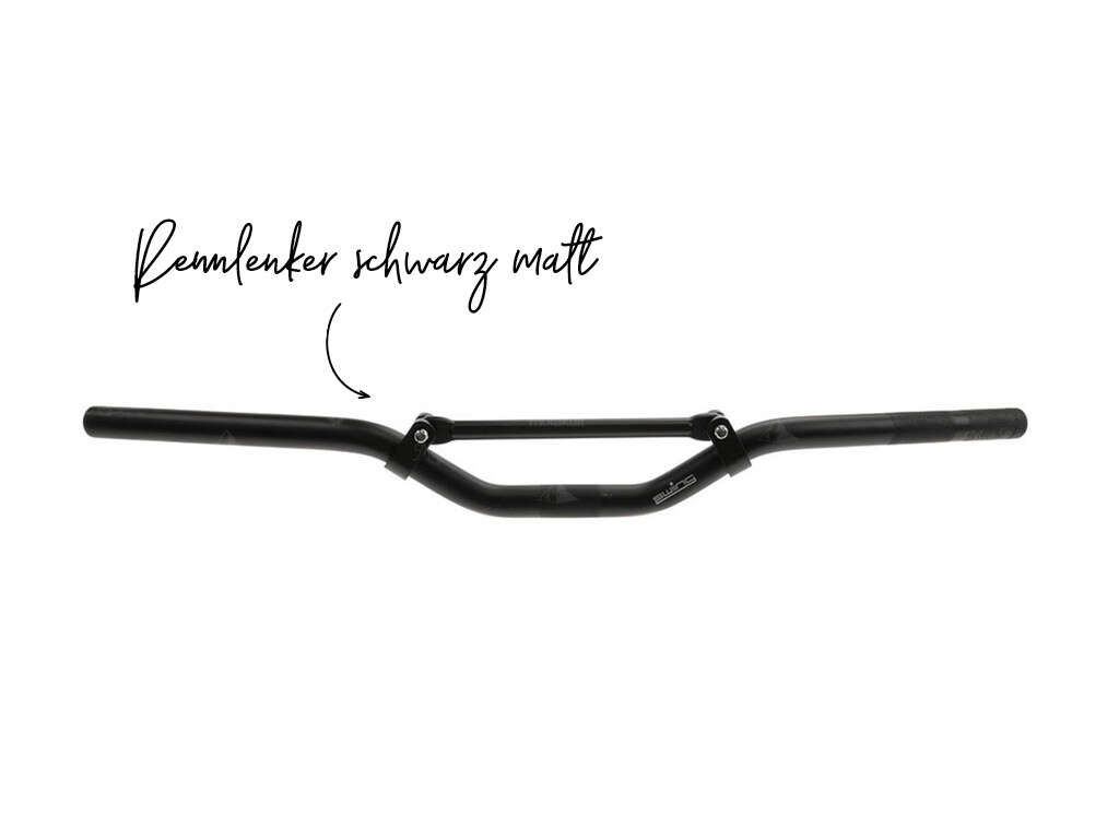 GPO Rennlenker Gabelplatte 7 cm Aluminium schwarz matt GPO Rennlenker Gabelplatte 7 cm Aluminium schwarz matt