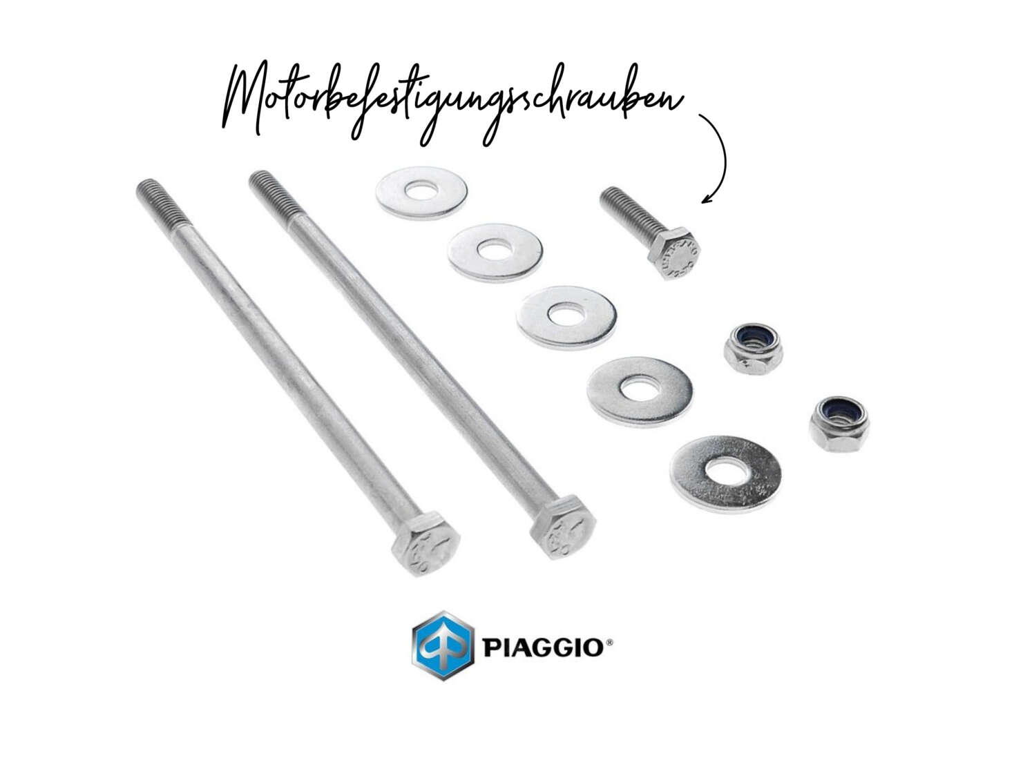 GPO Set Schrauben Motorbefestigung Inox | Piaggio Ciao, SI, Bravo, Boxer GPO Set Schrauben Motorbefestigung Inox | Piaggio Ciao, SI, Bravo, Boxer