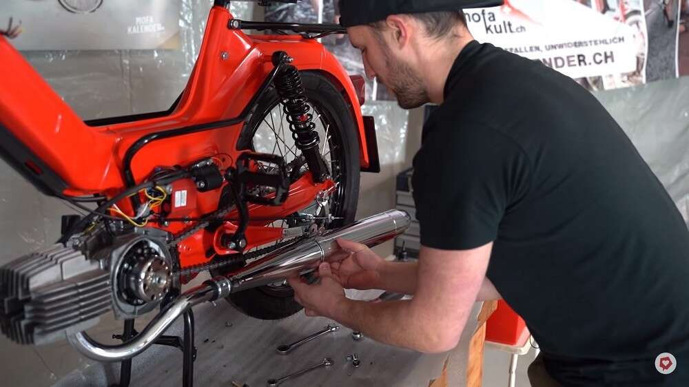 Set Auspuff Resonanz Ø 28 / 70 mm Puch Maxi / Puch X30 Sport Set Auspuff Resonanz Ø 28 / 70 mm Puch Maxi / Puch X30 Sport