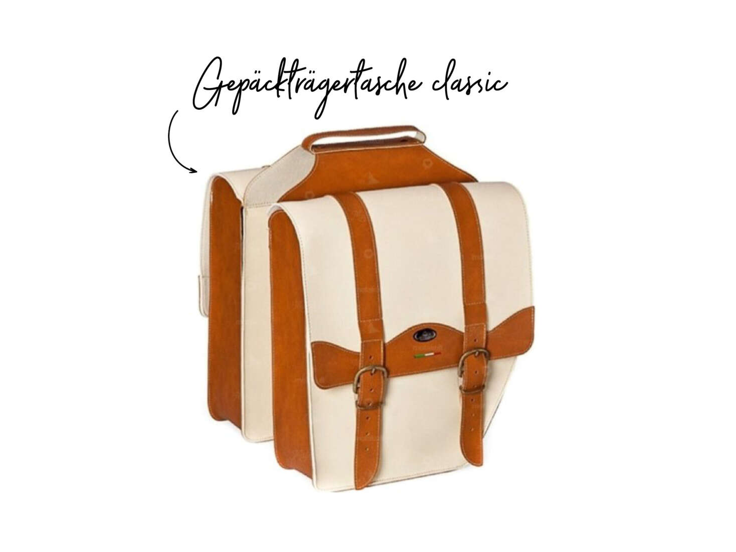 Gepäcktasche Classic creme / cognac Gepäcktasche Classic creme / cognac