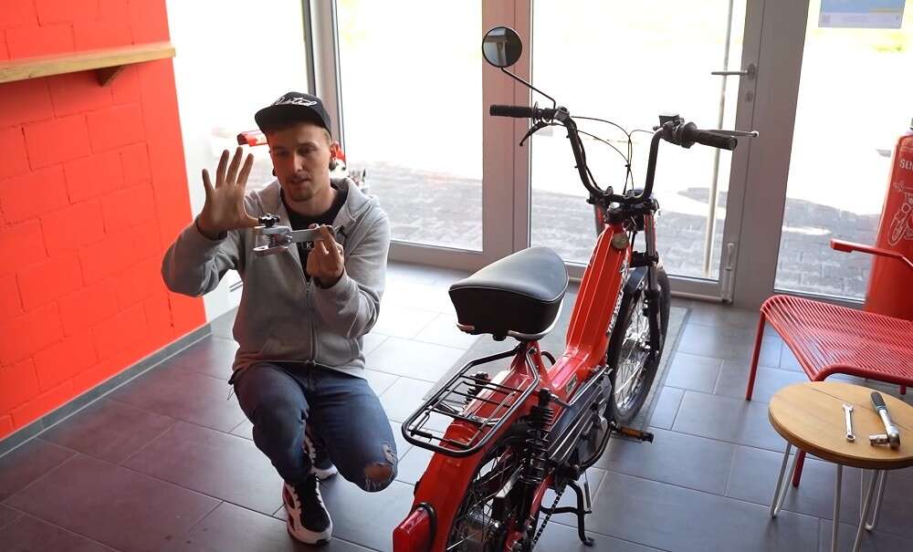 Anhängerkupplung Haerry Befestigung am Sattelrohr lang Anhängerkupplung Haerry Befestigung am Sattelrohr lang