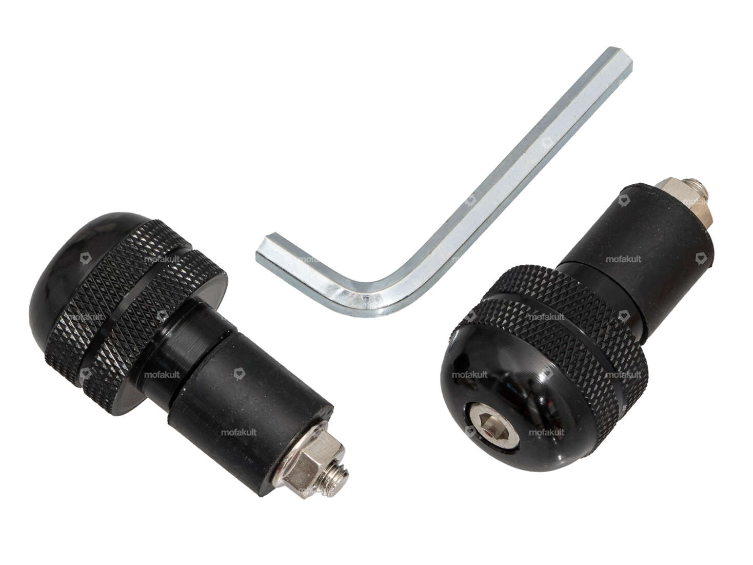 DMP Vibrationsdämpfer Lenker Alu schwarz Carousel Image 1