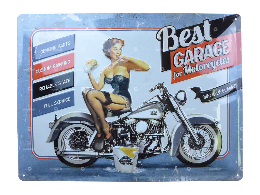 Nostalgic Art Blechschild «Best Garage» 40 x 30 cm Carousel Image 1
