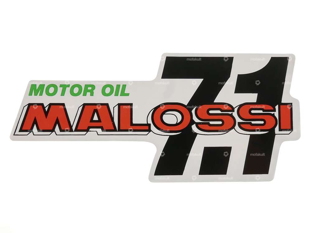 Aufkleber «Malossi Motor Oil 7.1» 14 x 6.5 cm Carousel Image 1