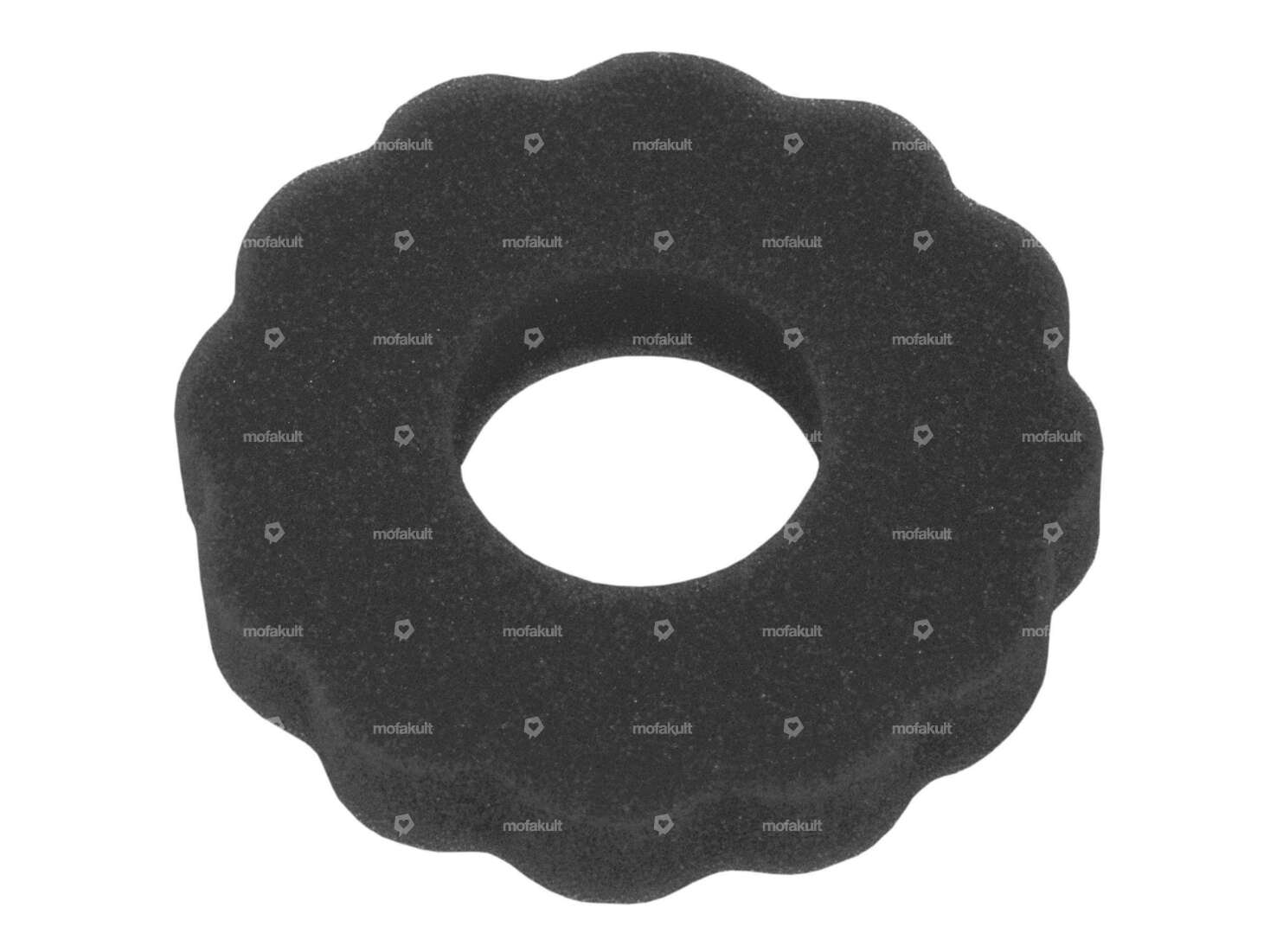 GPO Zierschwamm Tankdeckel gewellt schwarz Carousel Image 1