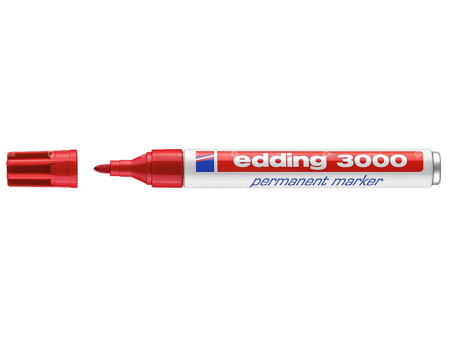 edding 3000 Permanentmarker 1.5 - 3 mm rot Carousel Image 1