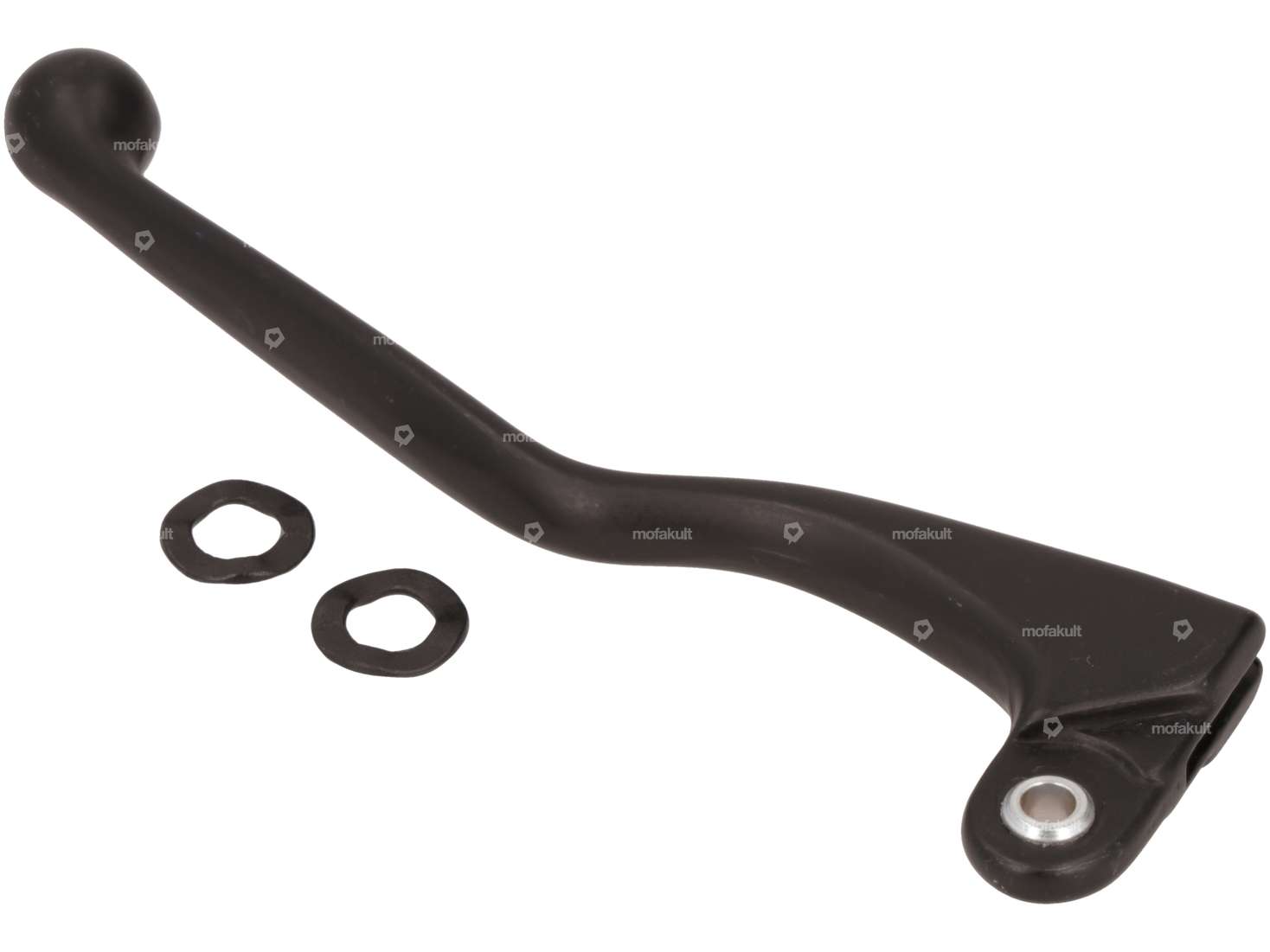 Domino brake lever left long aluminum black NOS Carousel Image 2