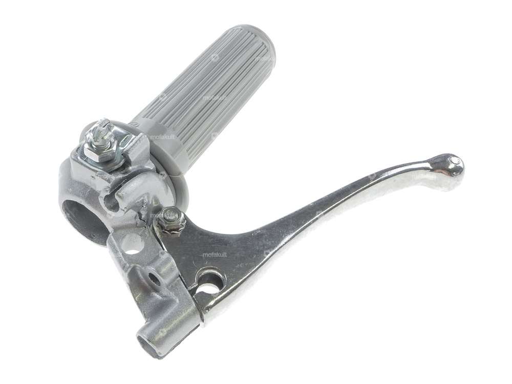 Gasgriff Vollguss rund grau Carousel Image 3