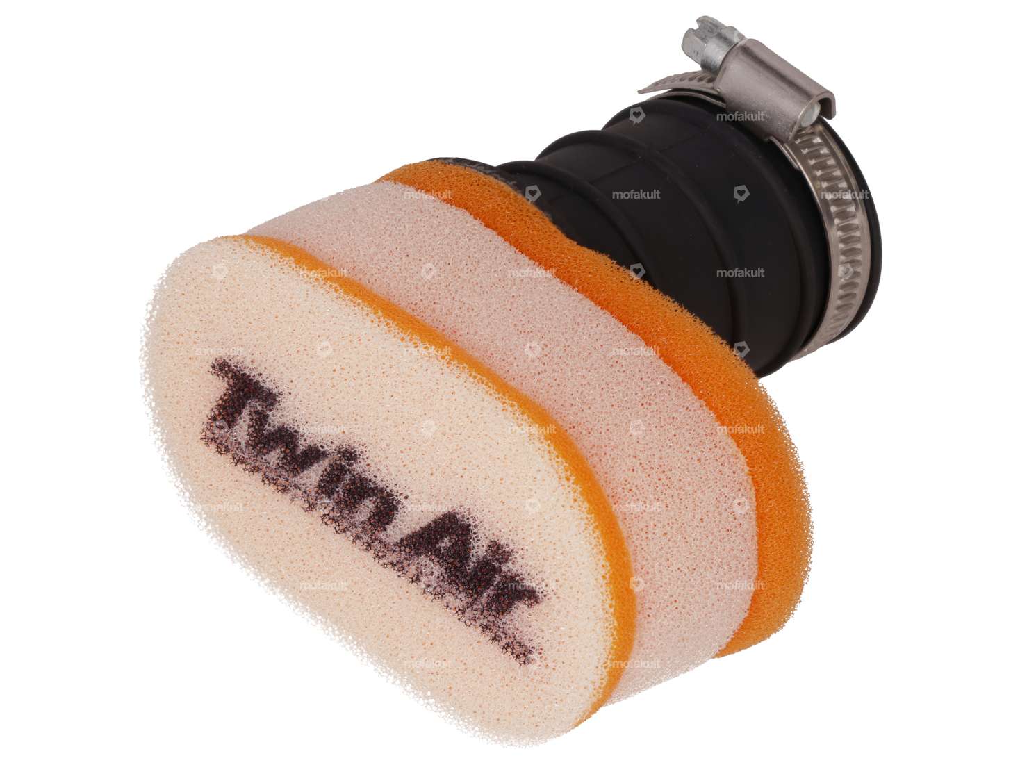 Twin Air air filter foam straight oval (Ø 40 mm) Carousel Image 2