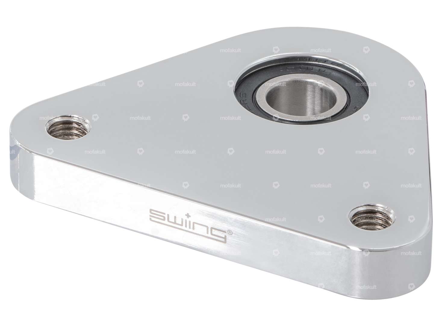 swiing® ingenious Dreieck-Lagerplatte Chrom | Piaggio Ciao, SI, Bravo Carousel Image 2