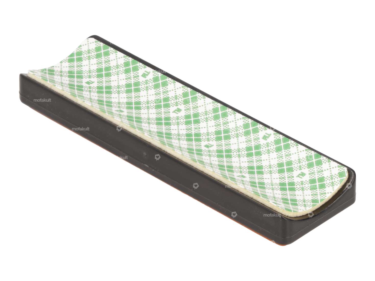 Reflektor 94 x 28 mm (gewölbte Rückseite) selbstklebend orange Carousel Image 2