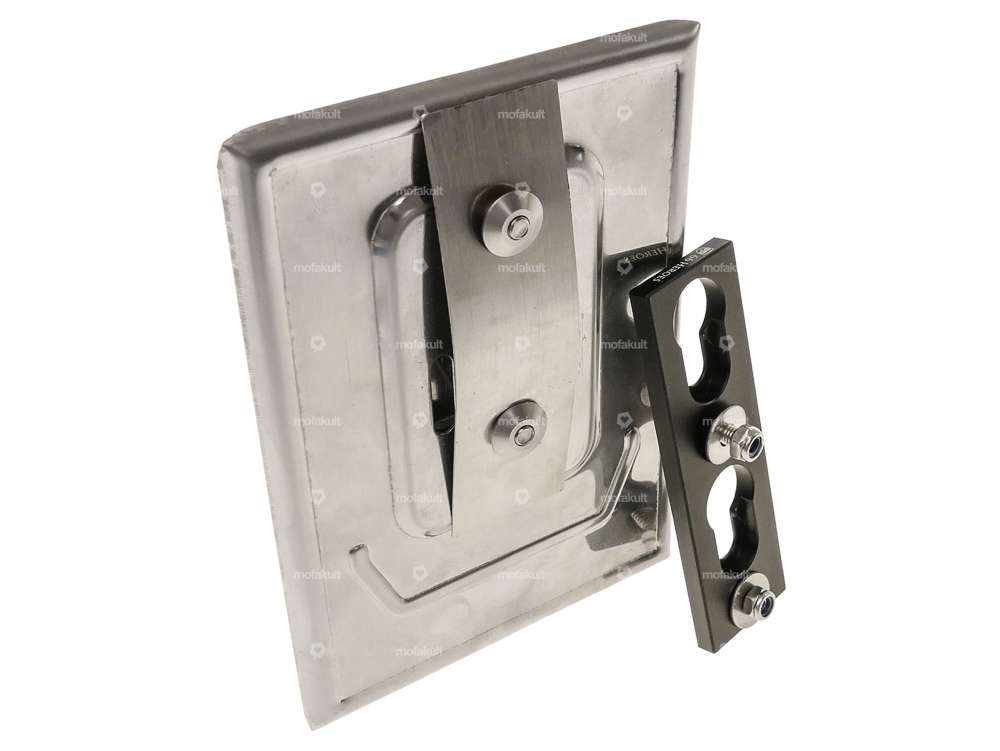 66HEROES Federblech & M5 Nocken Wechselnummer-Halterung Inox Carousel Image 4