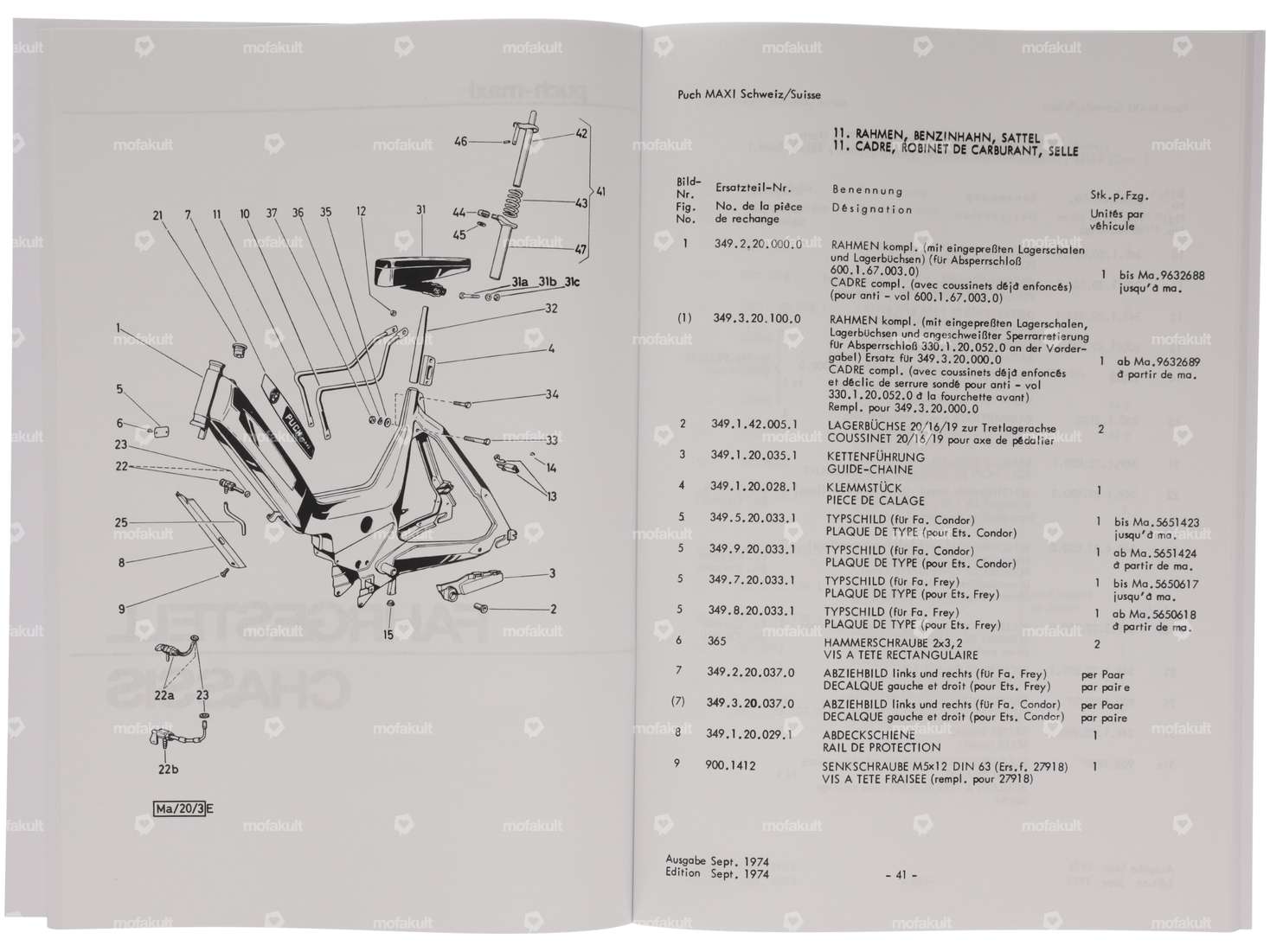 Ersatzteilkatalog | Puch Maxi (CH) Carousel Image 3