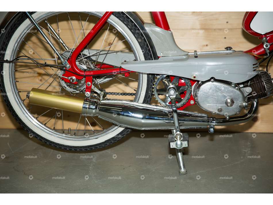 swiing® ingenious Auspuffkrümmer 28 mm Chrom | Puch X30 Velux Carousel Image 5