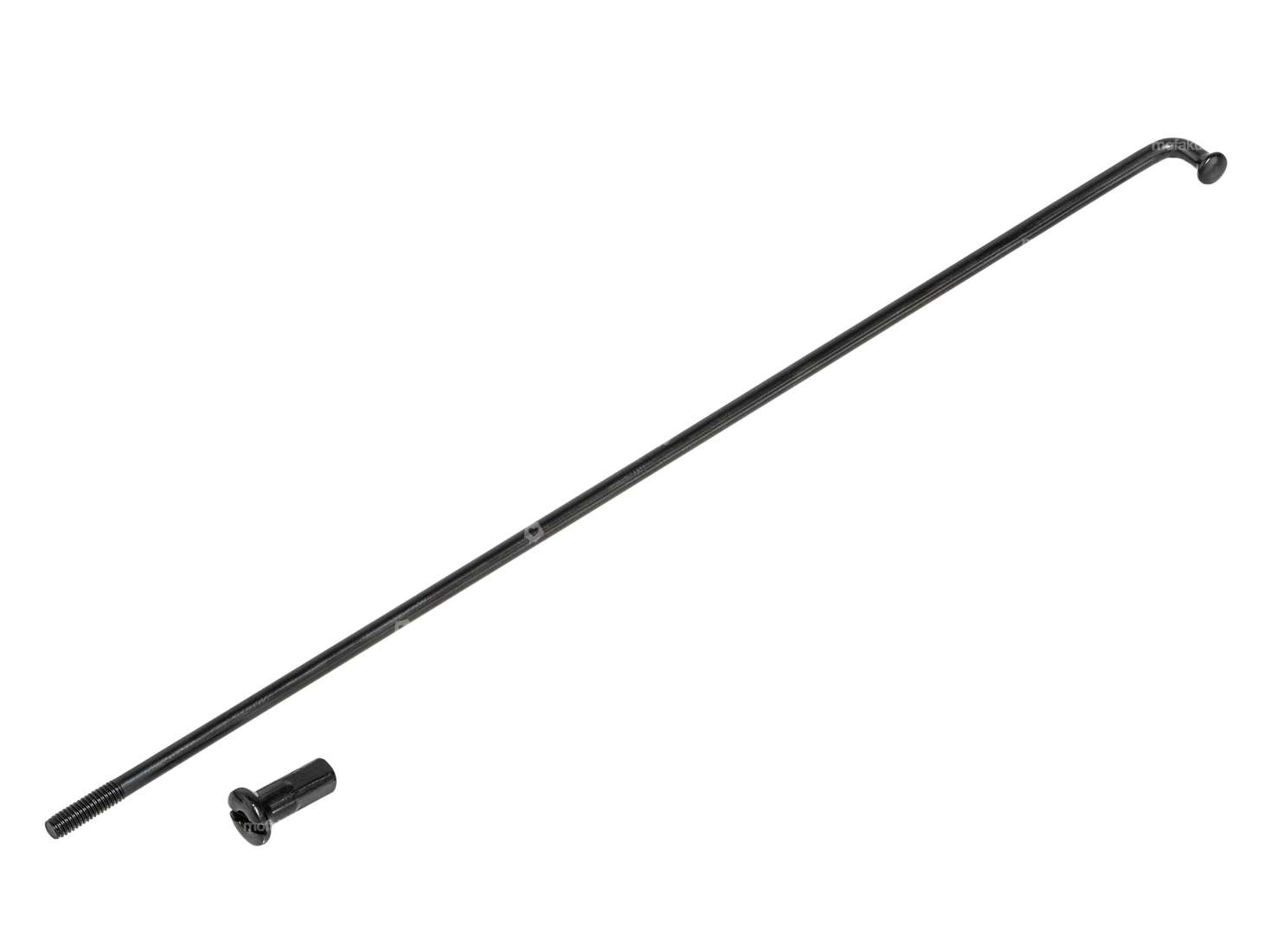 GPO 17" Speiche einzeln inkl. Nippel (2.9 x 188 mm) schwarz Carousel Image 1