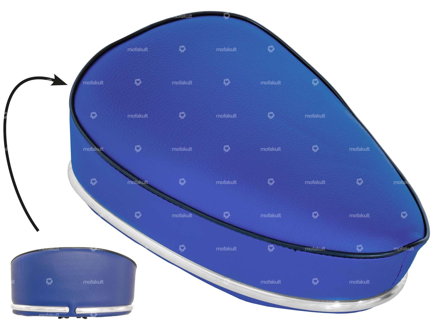 Mofa Sitzbänkli blau Carousel Image 1