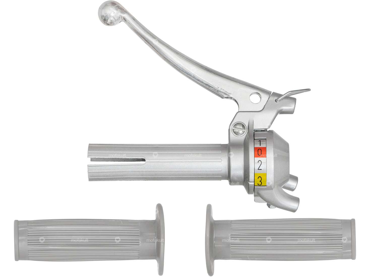 swiing® revival Schaltgriff 3-Gang (Magura Nachbau) silber Carousel Image 1