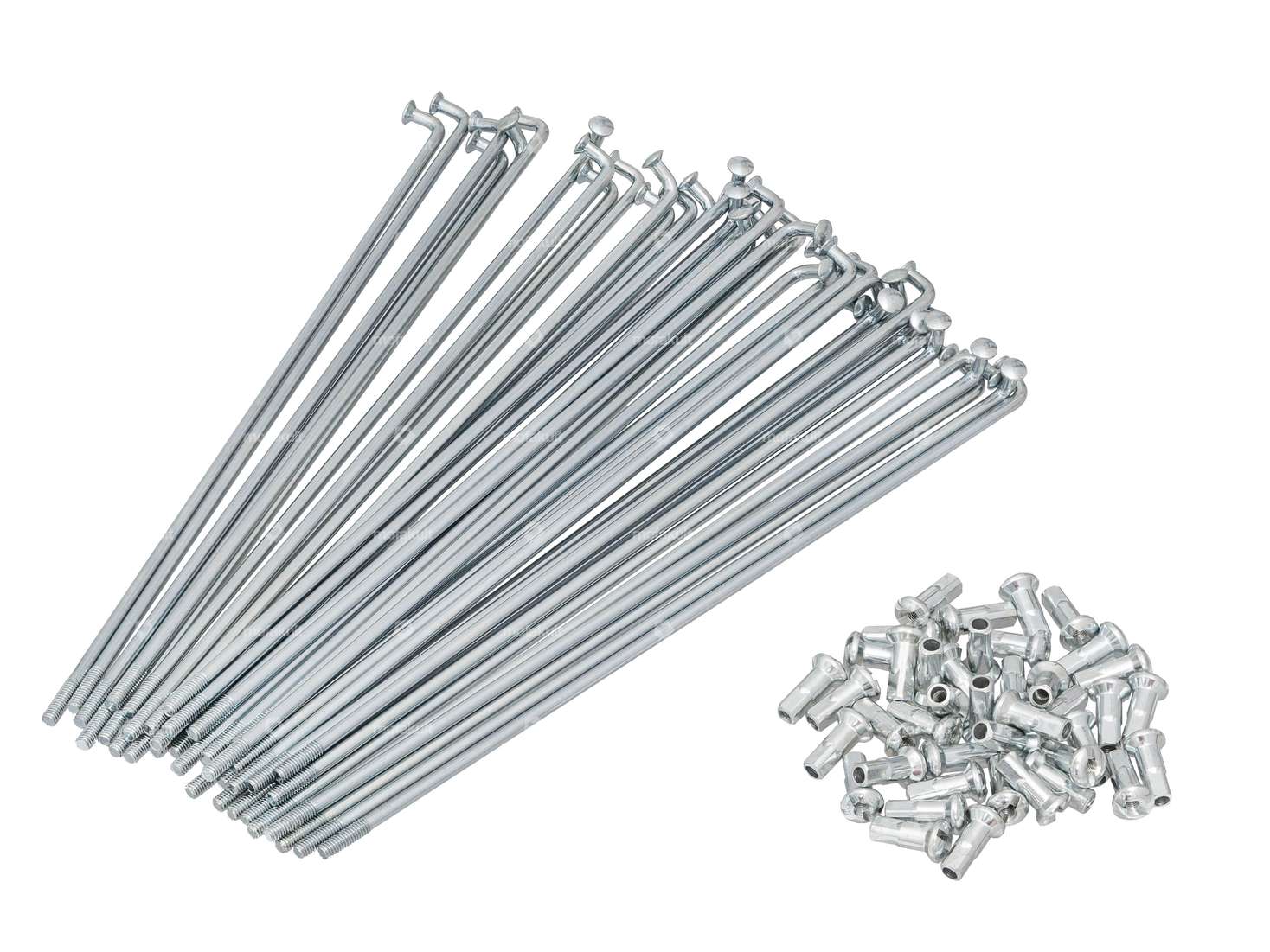 Speichen-Set inkl. Nippel (2.9 x 160 mm) Stahl verzinkt Carousel Image 1