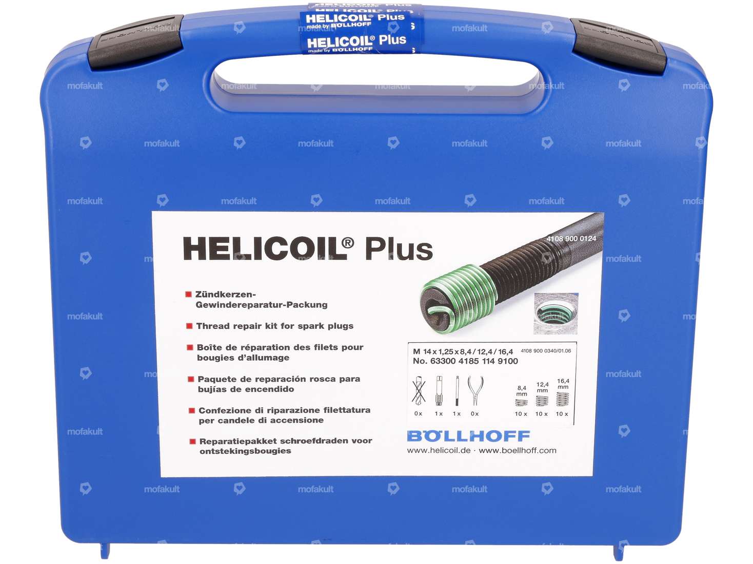 HeliCoil Kerzengewinde-Reparatur-Set M14x1.25 (Profi Werkzeug) Carousel Image 1