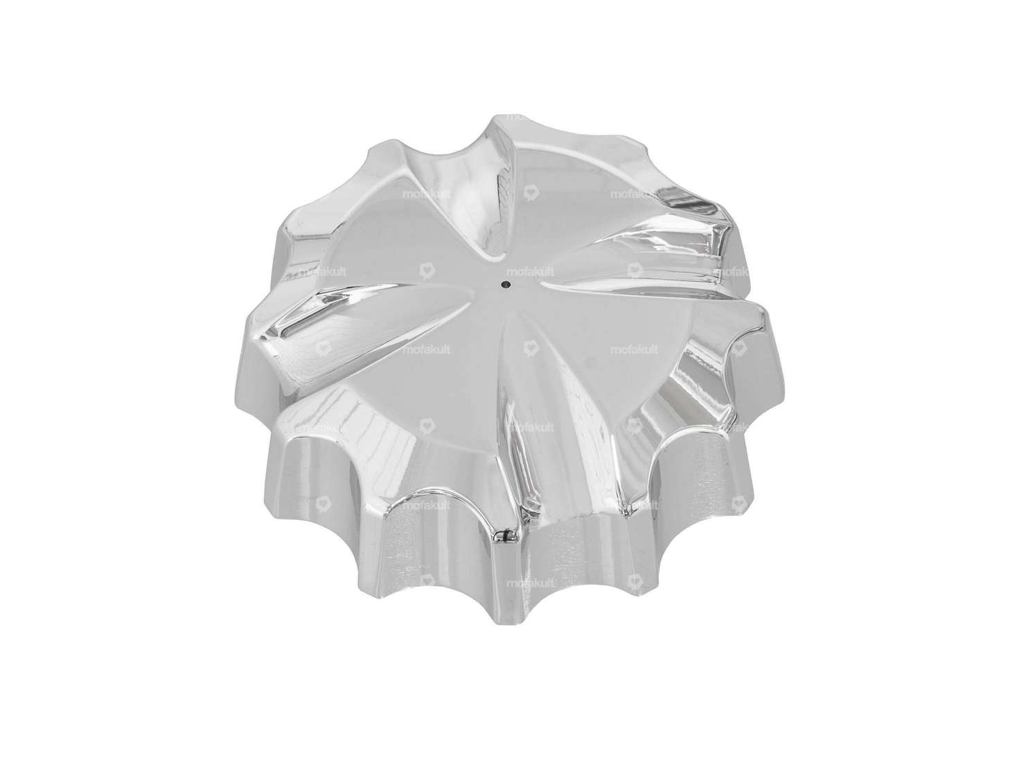 66HEROES Tankdeckel M42x1.5 «Iron Cross» Alu Chrom | Sachs Carousel Image 1