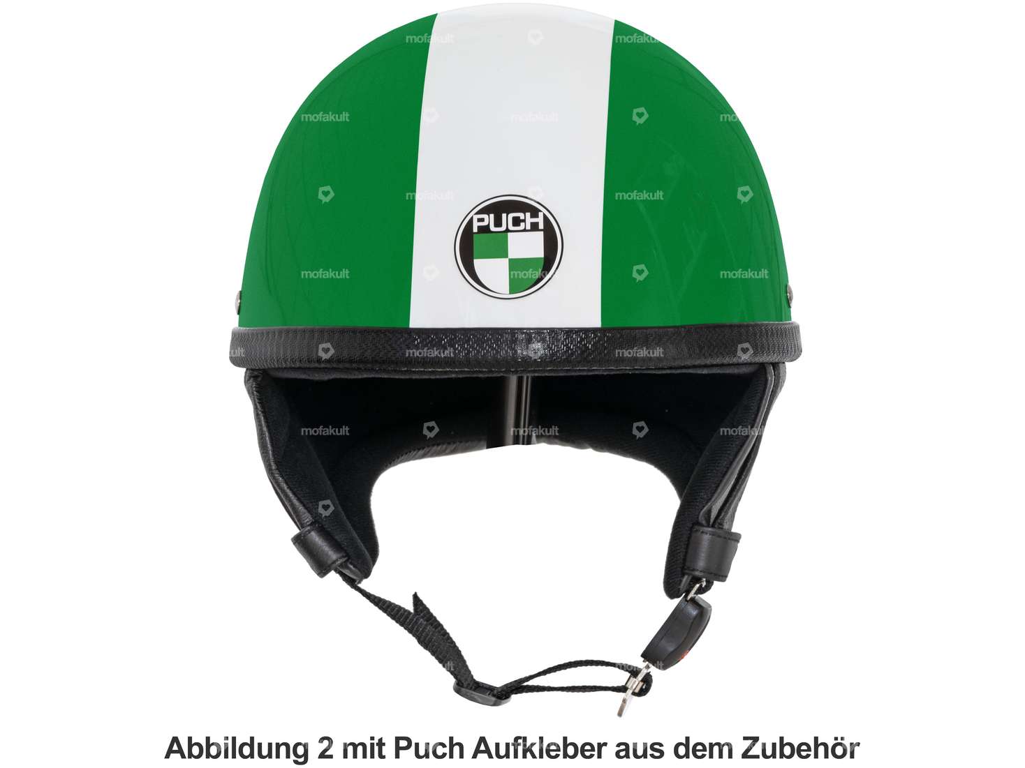 Topfhelm «Pot» Puch Edition (S - XXL) grün / weiss Carousel Image 2