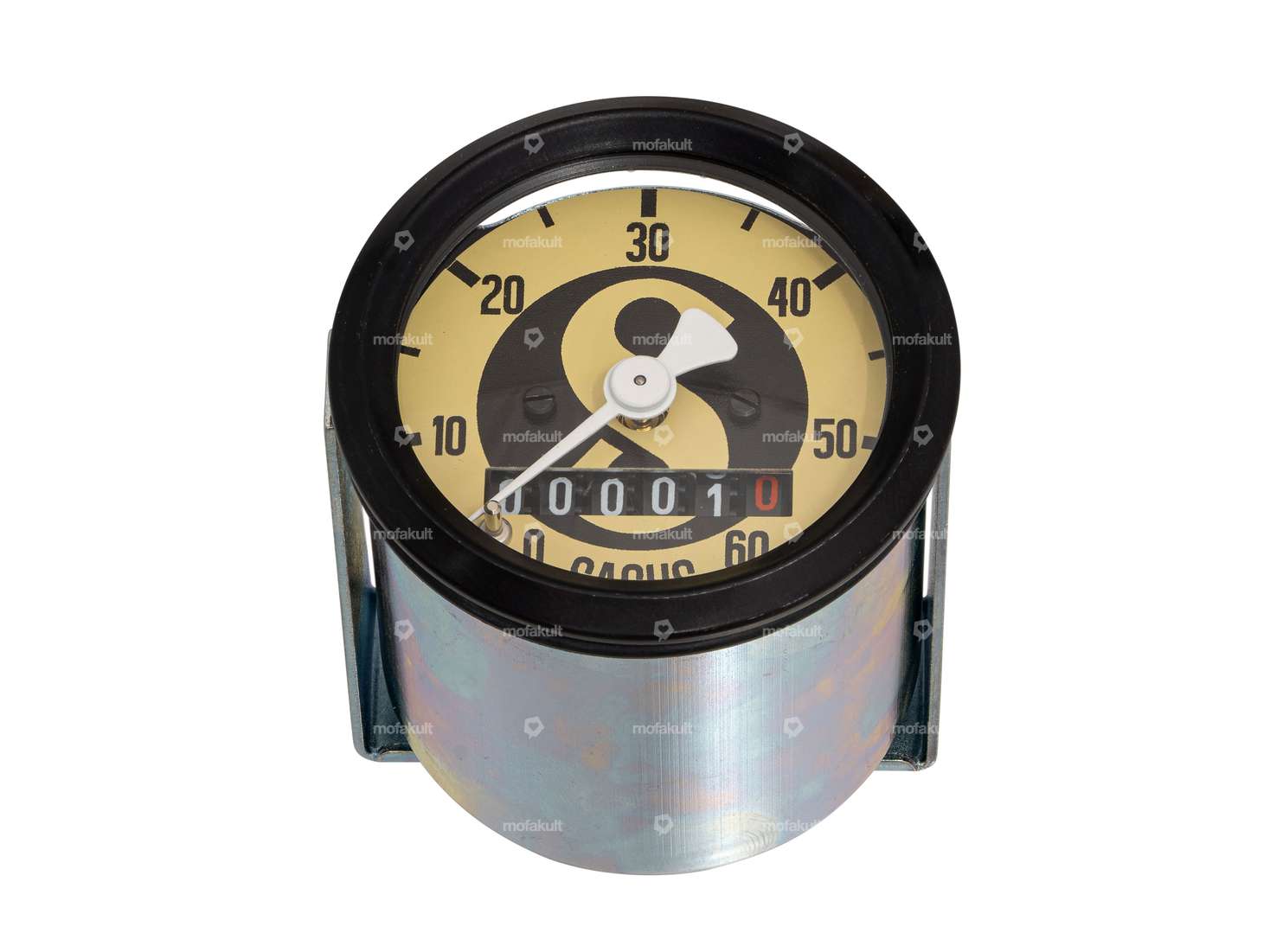 66HEROES Tacho 60 km/h Ø 48 mm | Sachs-Logo Carousel Image 1