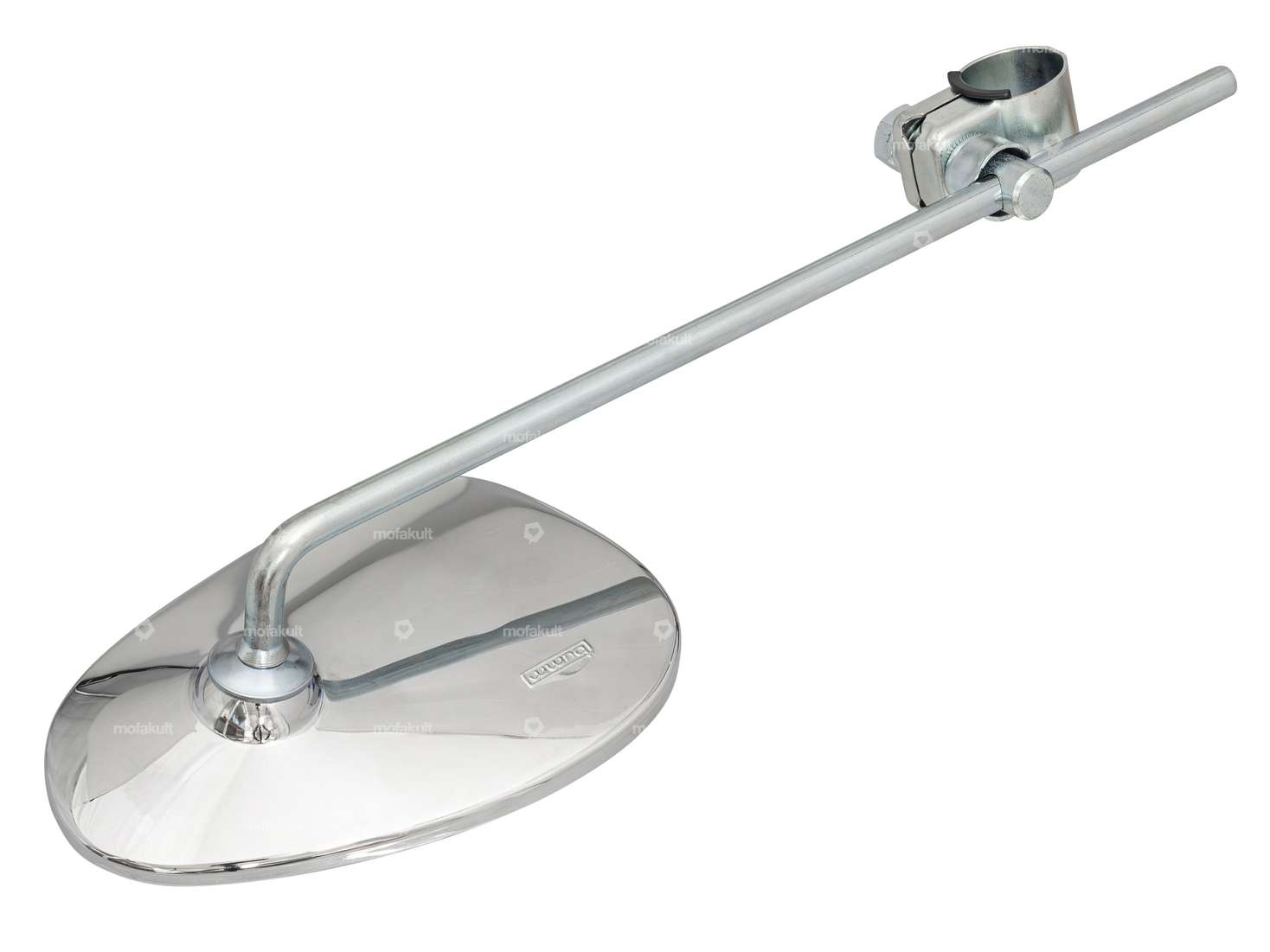 Bumm Spiegel oval klein rechts Chrom Carousel Image 2