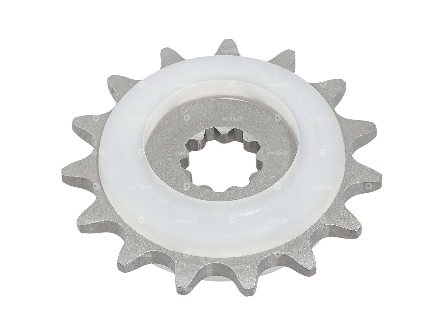 GPO sprocket 15 teeth rubber pad white | Puch Carousel Image 2