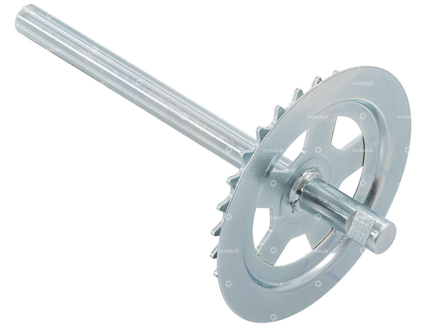 Tretachse 28 Z. Keilnut verzinkt (B-Qualität) | Piaggio Ciao Carousel Image 1