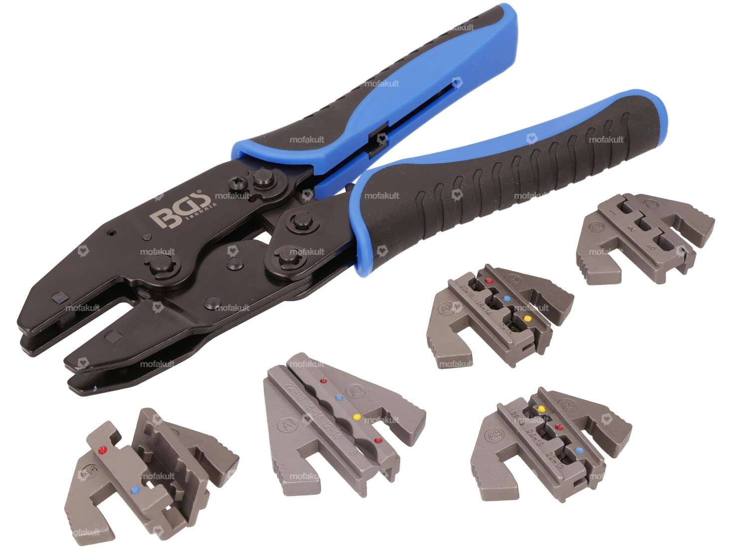 BGS crimping pliers with inserts 6 pcs. Carousel Image 1