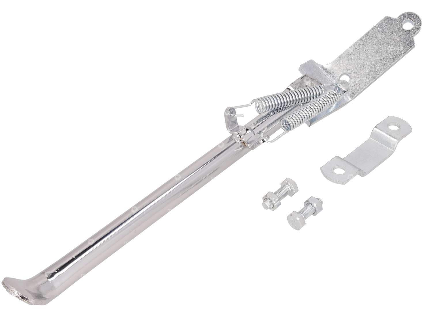 Seitenständer rechts flache Befestigung 31 cm Chrom Carousel Image 1