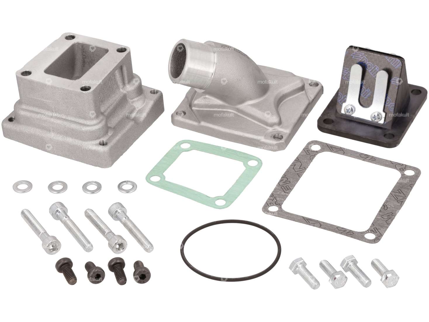 Polini Ansaugsystem 4-Klappmembran «Big Valve» PHBG / CP Vergaser | Puch Carousel Image 1