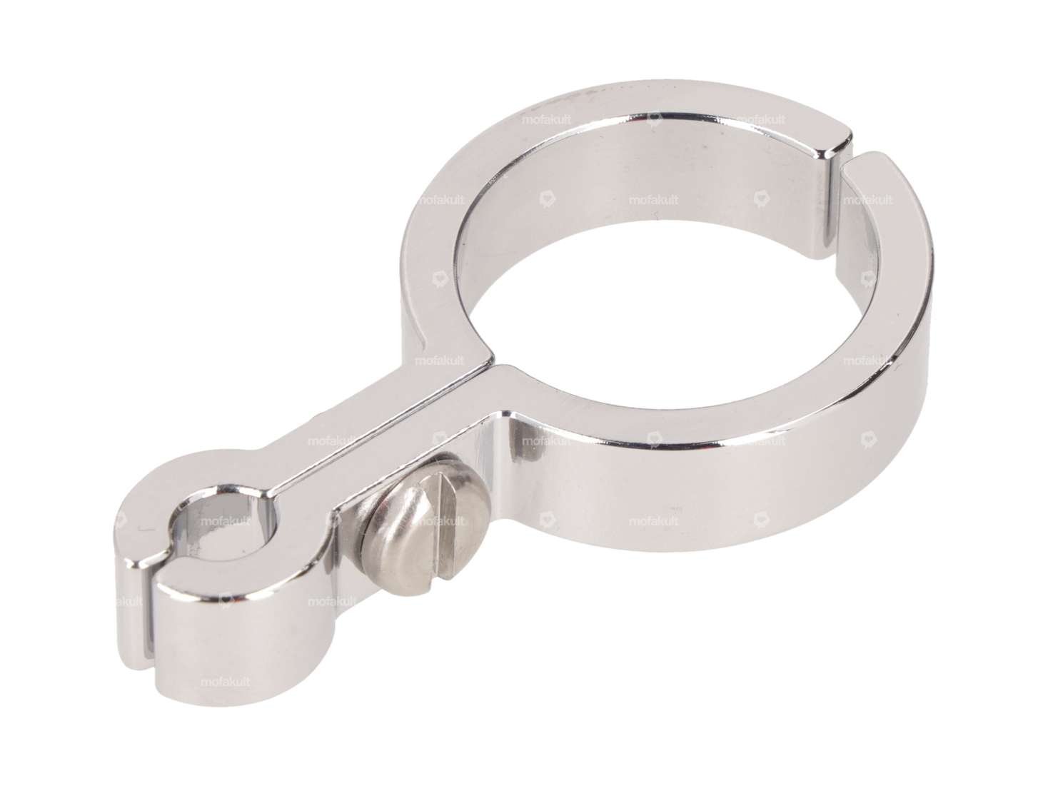 Siggnature cable clamp handlebar chrome Carousel Image 1