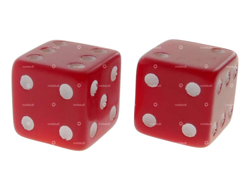 Ventilkappen Würfel rot Carousel Image 1