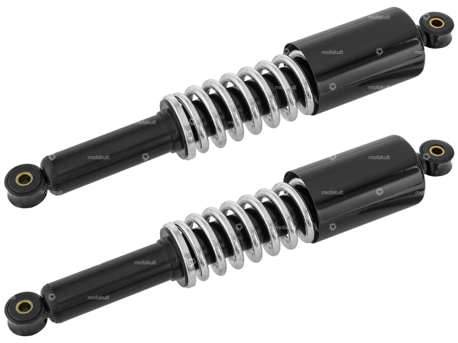 Shock absorber 35 cm black / chrome with cover cap Carousel Image 1