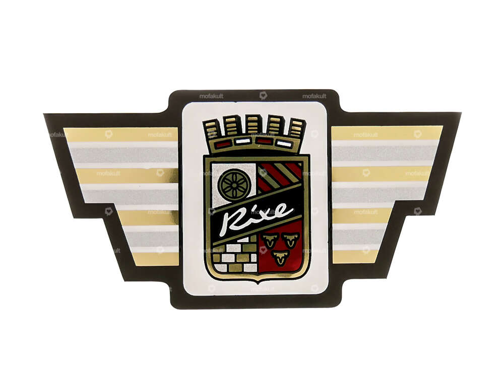 Rixe Aufkleber Wappen Steuerrohr (65 x 35 mm) Carousel Image 1