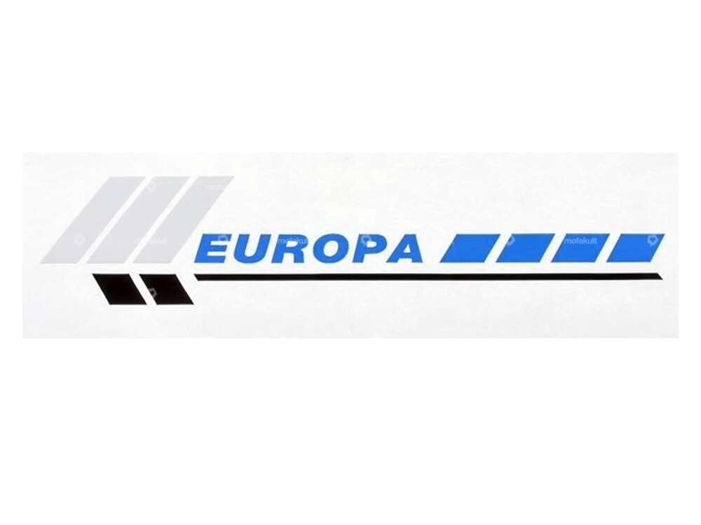 Aufkleber «EUROPA» 128 x 38 mm | Piaggio SI Carousel Image 1