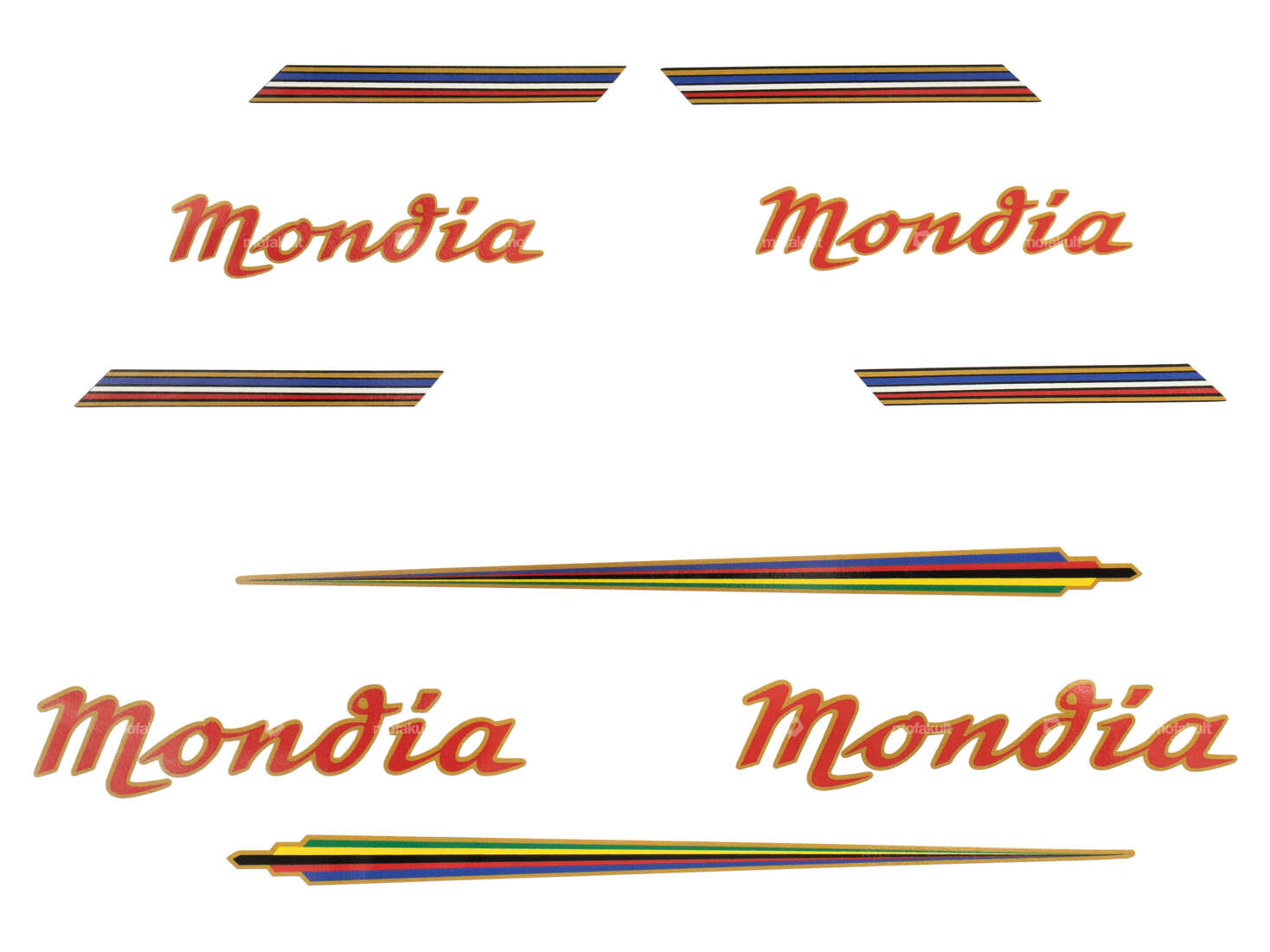 Adhesive set "mondia" tank & side protection foil plot Carousel Image 1