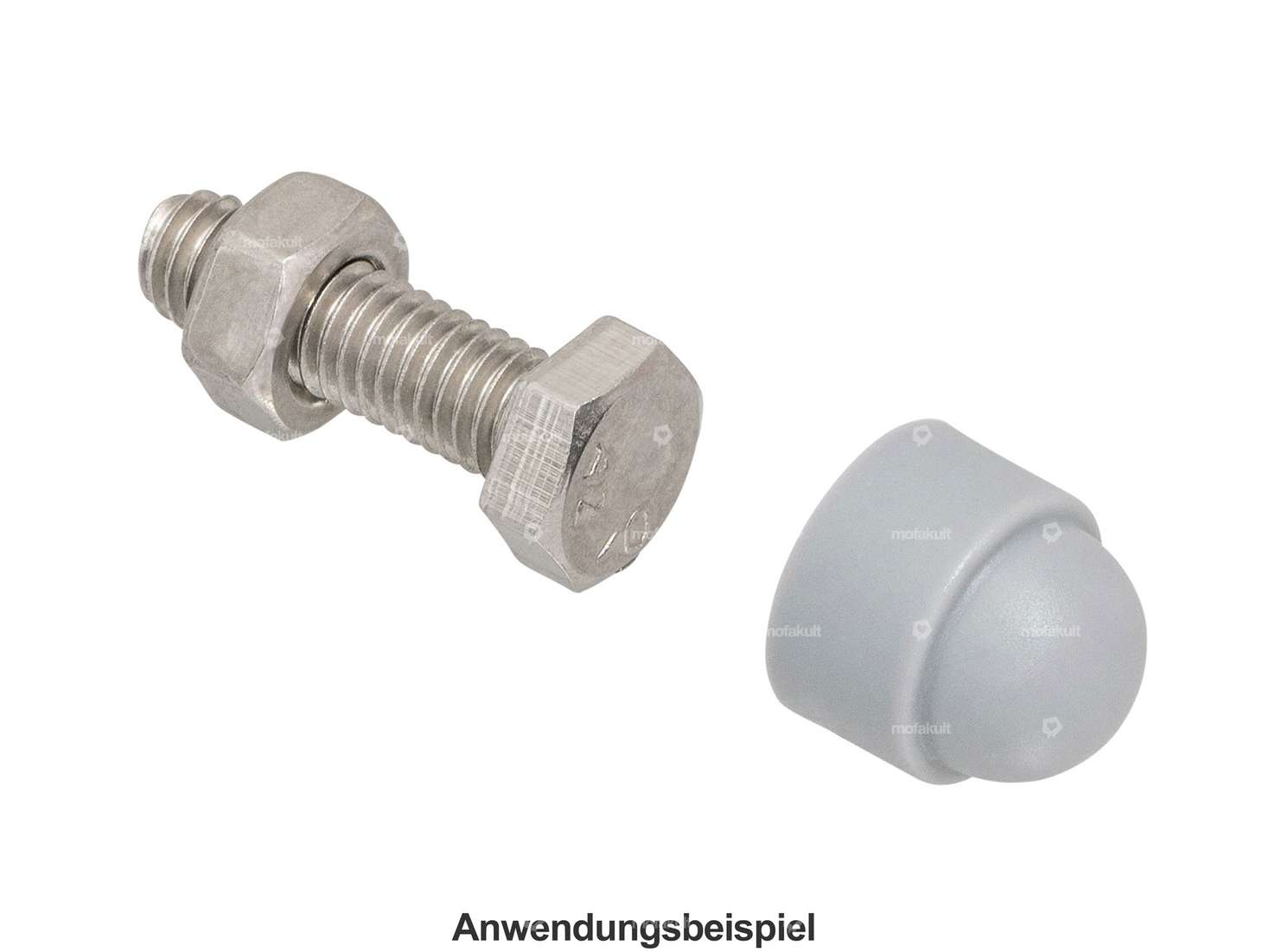 Abdeckkappe Aussensechskant M5 grau Carousel Image 3