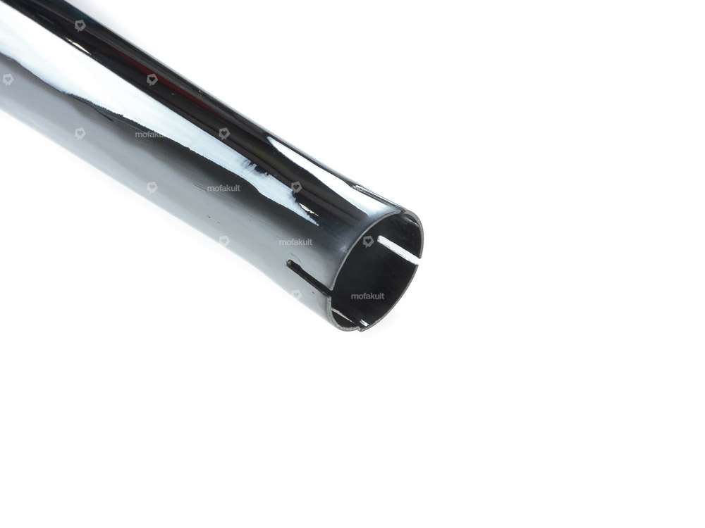 Jamarcol Endtopf Zigarre Ø 32 / 70 mm gekrümmt Chrom Carousel Image 2