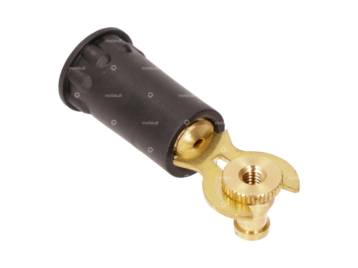 Zündkerzenstecker Vintage Messing / nicht entstört Carousel Image 2