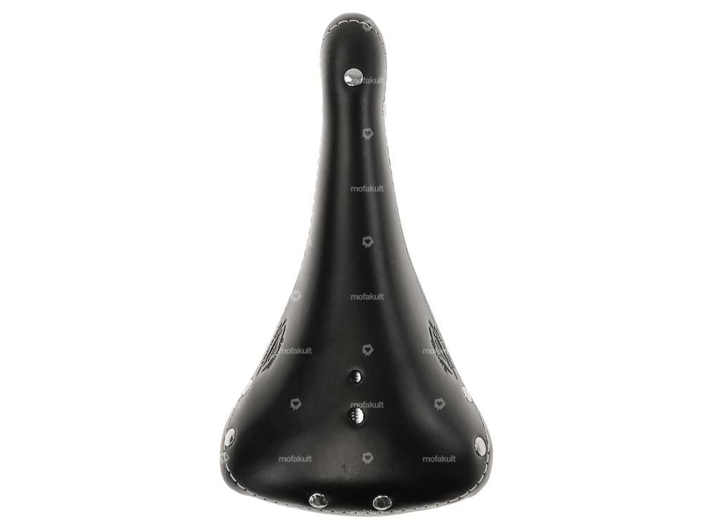 Sattel Leder Vintage schwarz Carousel Image 4