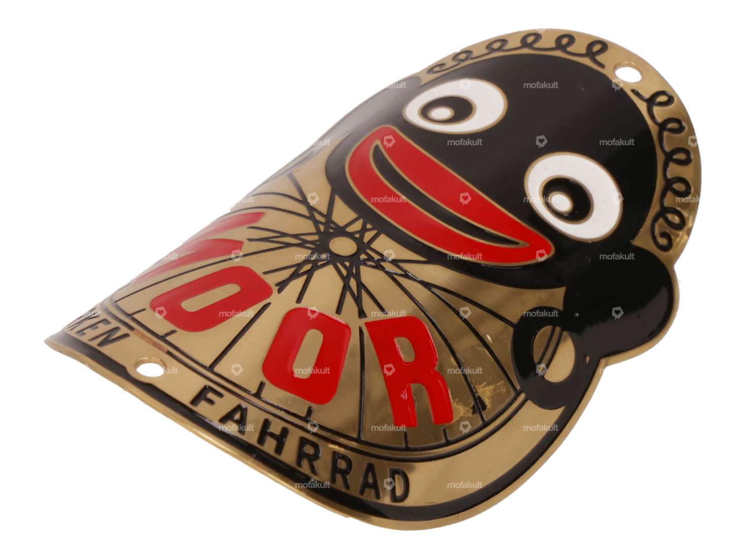 «Moor» Markenschild am Steuerrohr (gebogen) Carousel Image 3